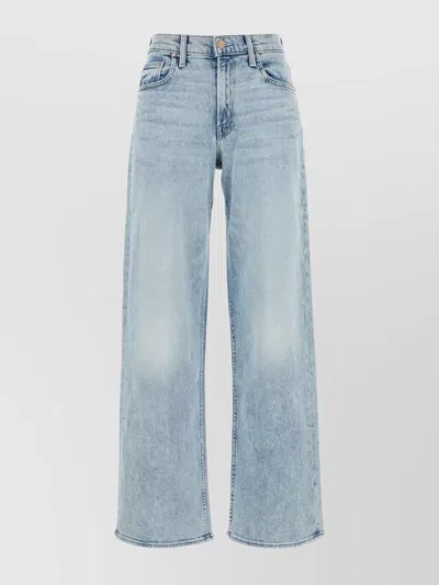 MOTHER DENIM SPINNER ZIP SNEAK JEANS