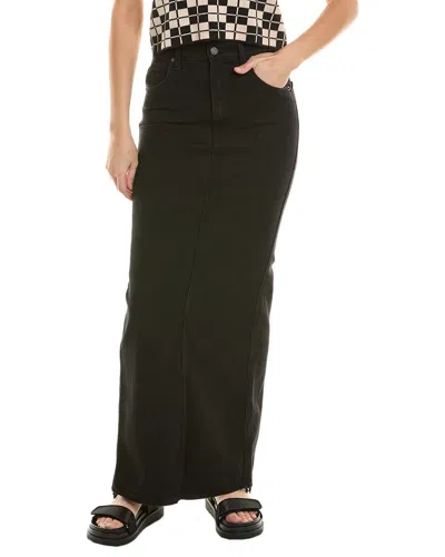 Mother Denim The Candy Stick Maxi Skirt In Black
