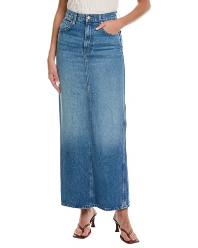 Mother Denim The Candy Stick Maxi Skirt In Blue