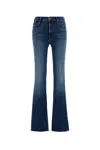 Mother Flared Denim Jeans With Frayed Stitching