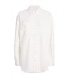 Mother Denim The Exes And Oh's Shirt In White