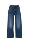 Mother The Half Pipe Cropped Denim Jeans In Multi