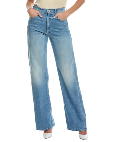 Mother Denim The Lasso Heel How To Talk To A Tiger Wide Leg Jean In Blue