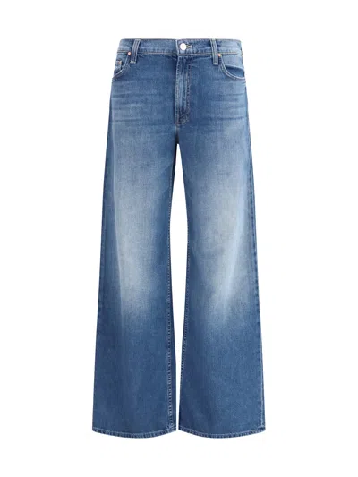 Mother Denim The Rerun Zip Sneak Jeans In Blue