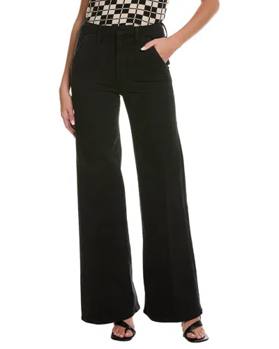 Mother The Roller Prep Flared Trousers In Black