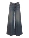 Mother The Swisher Sneak Off The Beaten Path Jeans In Black