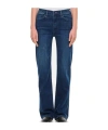 Mother Denim Trousers With Belt Loops In Blue