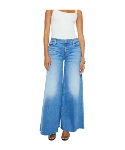Mother Denim Trousers With Belt Loops In Blue
