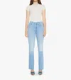 Mother Desperado Slim Straight Jeans In Blue In Blue