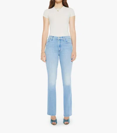 Mother Desperado Slim Straight Jeans In Blue