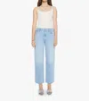 Mother Dodger Ankle Jean In Gettog In Blue