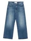 Mother Washed Blue Jeans The Kick It In Blue