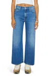 Mother Dodger Ankle Jeans In Green Thumb In Animal Print