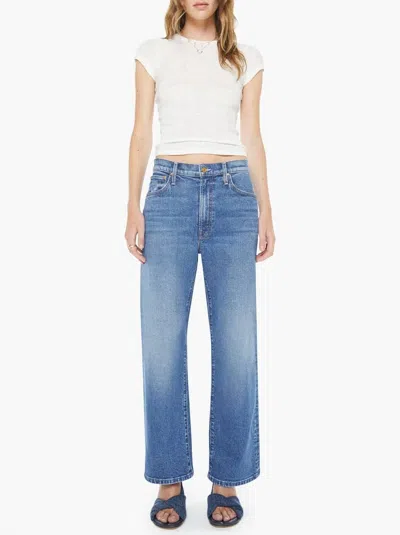 Mother Dodger Ankle Jeans In Knick Knack Paddy Whack In Blue