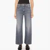 Mother The Dodger Low-rise Straight-leg Jeans In Grey
