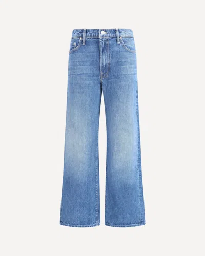 Mother Dodger Cropped Jeans In Blue