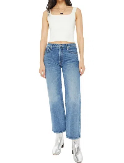 Mother Dodger Flood Cuff Jeans In Toil & Trouble