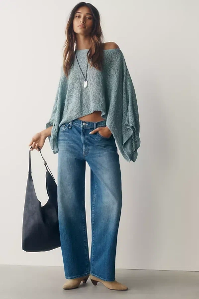 Mother Dodger High-rise Relaxed Jeans In Blue