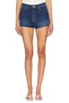Mother The Dodger Frayed Cutoff Denim Shorts In Multi