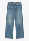 Mother Dodger Sneak Faded Jeans