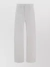 Mother 'the Dodger Sneak' White Five Pocket Jeans