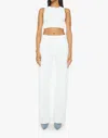 Mother Dodger Sneak Pants In Totally Innocent In White