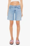 MOTHER DOWN LOW UNDERCOVER CUTOFF DENIM SHORTS