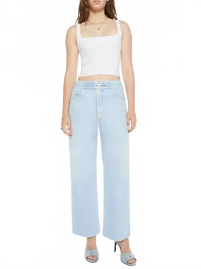 Mother Drawn Tagger Flood Jeans In Cowabunga In Multi