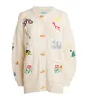 Mother The Long Drop Embroidered Cotton And Alpaca-blend Cardigan