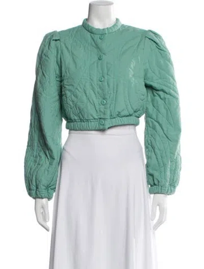 Pre-owned Mother Evening Jacket In Green
