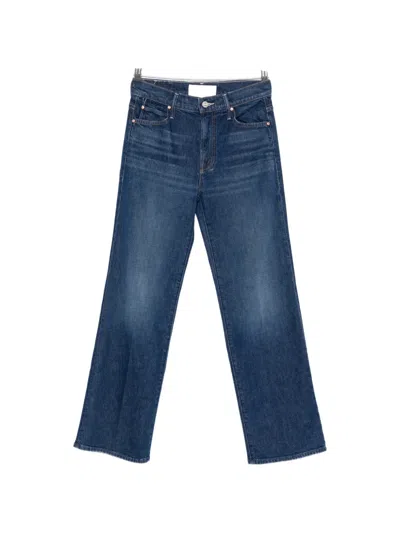 Mother Lil Kick It Jeans In Blue