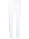 Mother Petite Lil Patch Pocket Undercover Sneak Jeans Fairest Of Them All In White
