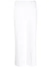 Mother Petite Lil Patch Pocket Undercover Sneak Jeans Fairest Of Them All In Weiss