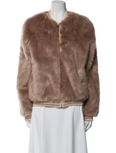 Pre-owned Mother Faux Fur Faux Fur Jacket