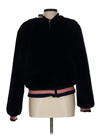Pre-owned Mother Faux Fur Jacket In Black