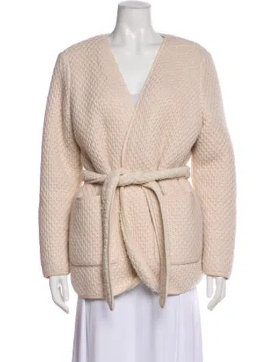 Pre-owned Mother Faux Fur Jacket In Neutral