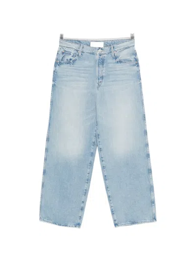 Mother Five-pocket Belt-loop Jeans In Blue