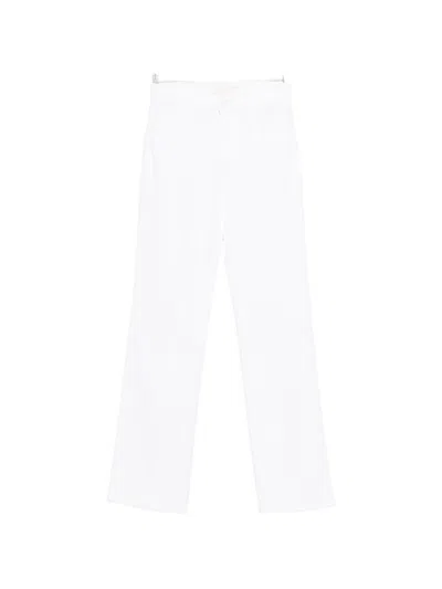 Mother Five-pocket Denim In White