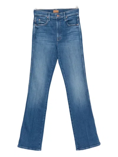 Mother Five-pockets Jeans In Blue