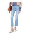 Mother Flared Jeans In Blue