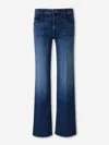 Mother Flared Jeans In Blue