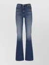 Mother Flared Jeans Featuring Five-pocket Design In Blue