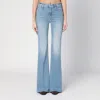 Mother Flared Denim Trousers The Doozy Washed In Blue