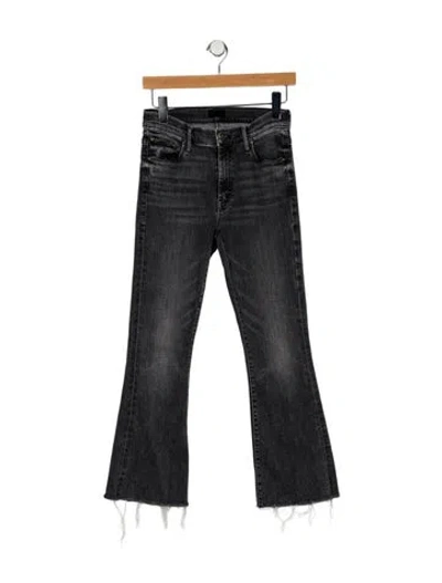 Pre-owned Mother Flared Pants In Black