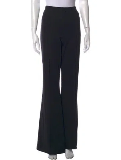 Pre-owned Mother Flared Pants In Black