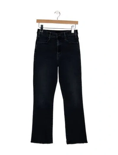 Pre-owned Mother Flared Pants In Blue