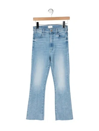 Pre-owned Mother Flared Pants In Blue