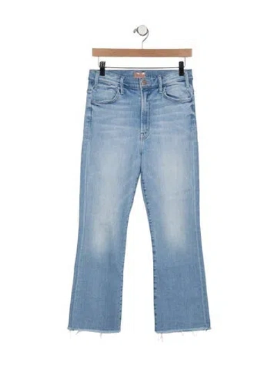 Pre-owned Mother Flared Pants In Blue