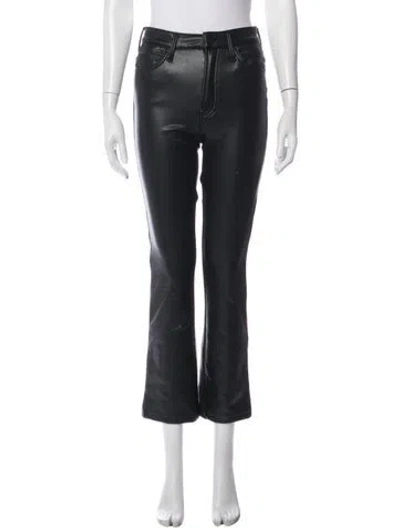 Pre-owned Mother Flared Pants In Blue