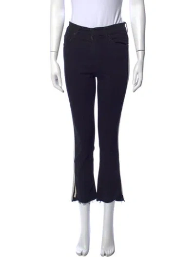 Pre-owned Mother Flared Pants In Blue